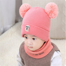 Load image into Gallery viewer, Cozy baby beanies bear ears